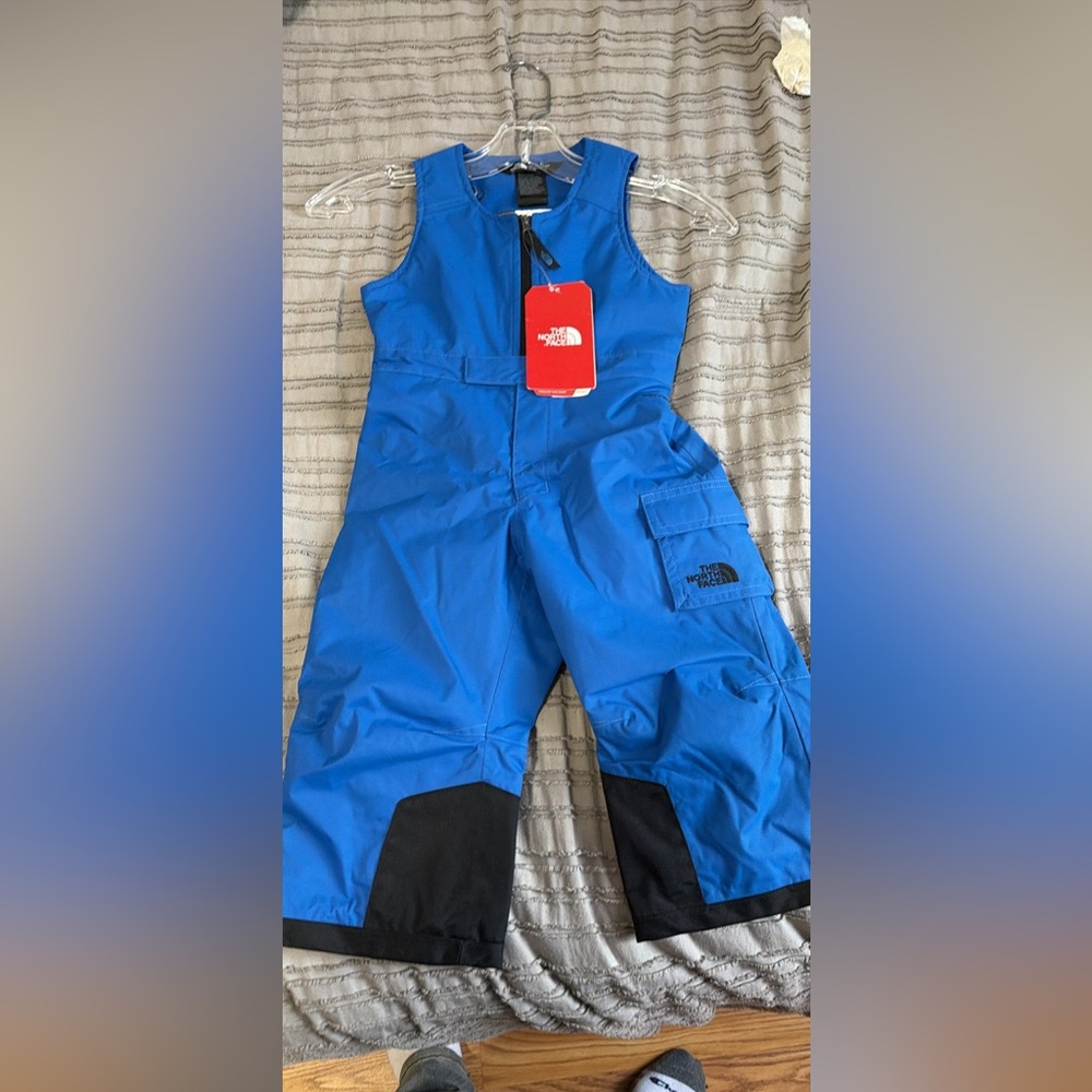 The North Face Kids Bright Blue Snow Bib